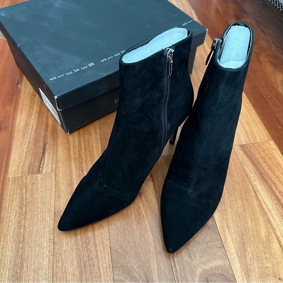 Steve Madden Leina Suede Ankle Boots - Picture 3 of 7